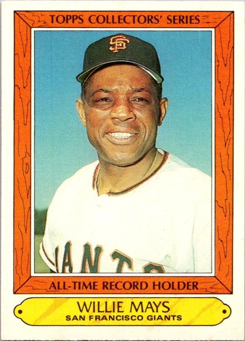 Willie Mays 1985 Topps Woolworth All Time Record Holders #26