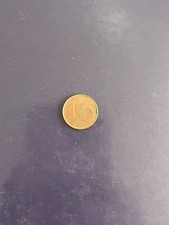 1 cent EURO coin Germany 2002 by Rolf Lederbogen, very rare, good condition
