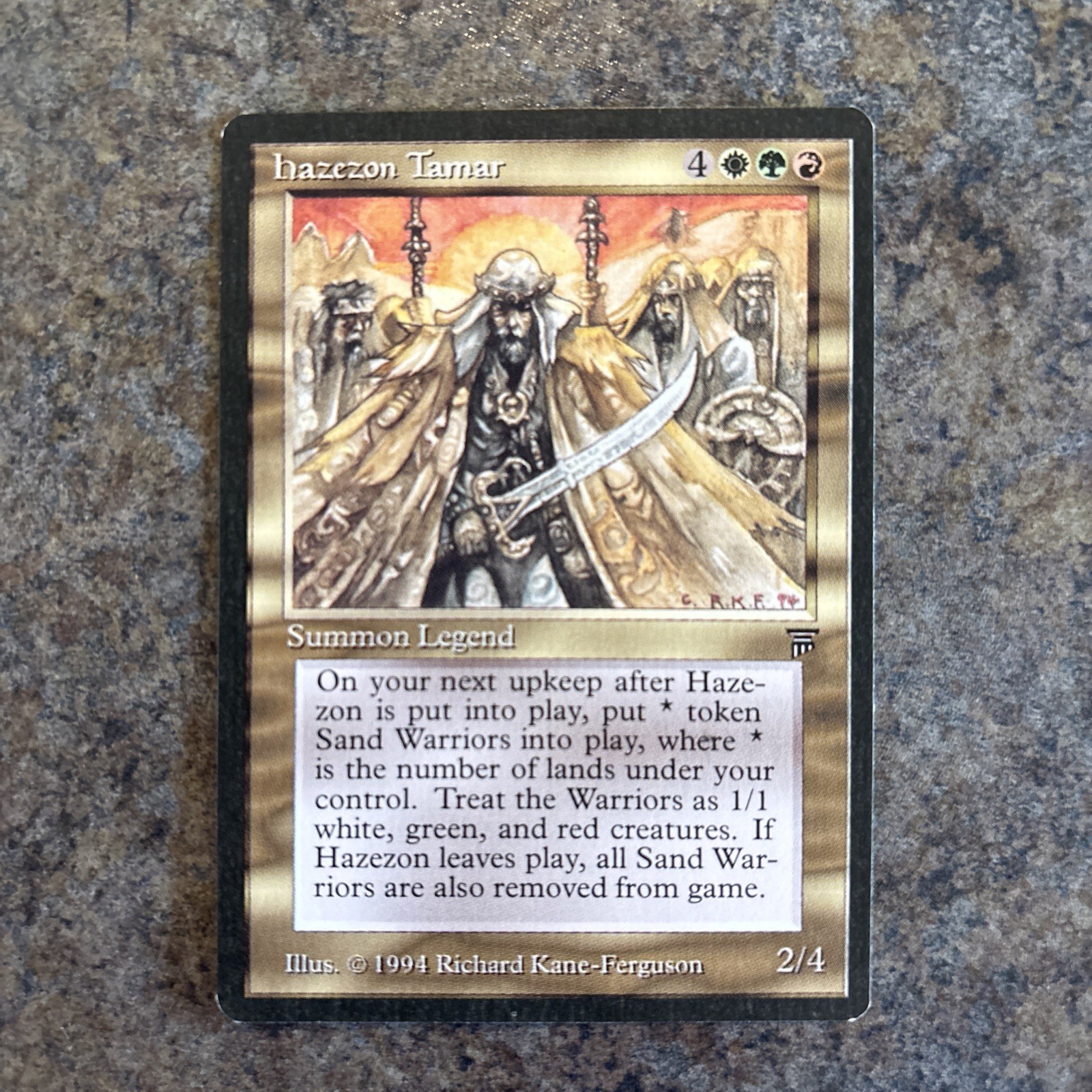 MTG Hazezon Tamar Legends English Rare NM Vintage Magic