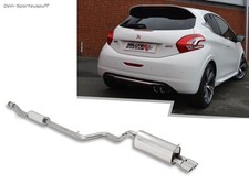 Milltek Sportauspuffanlage ab Kat Peugeot 208 1.6l GTi 2x80mm rund doppelwandig