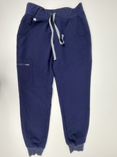 FIGS Zamora Jogger Scrub Pants Women  s XS Petite Navy Blue