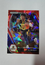 2021-22 Panini Prizm Draft Ja Morant No. 64 Picks Red Cracked Ice - Grizzlies