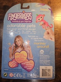 WowWee Fingerlings 2tone Monkey Melon Interactive Baby Pet Toy