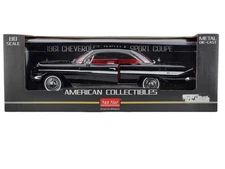 Sun Star American Collectibles 1961 Chevrolet Impala Black Sport Coupe 1/18 Car
