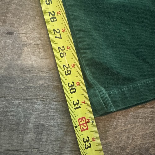 Bobby Jones Cord grüne elegante Golfhose Größe 40 x 32 St. Patrick’s Day - Bild 13 von 14