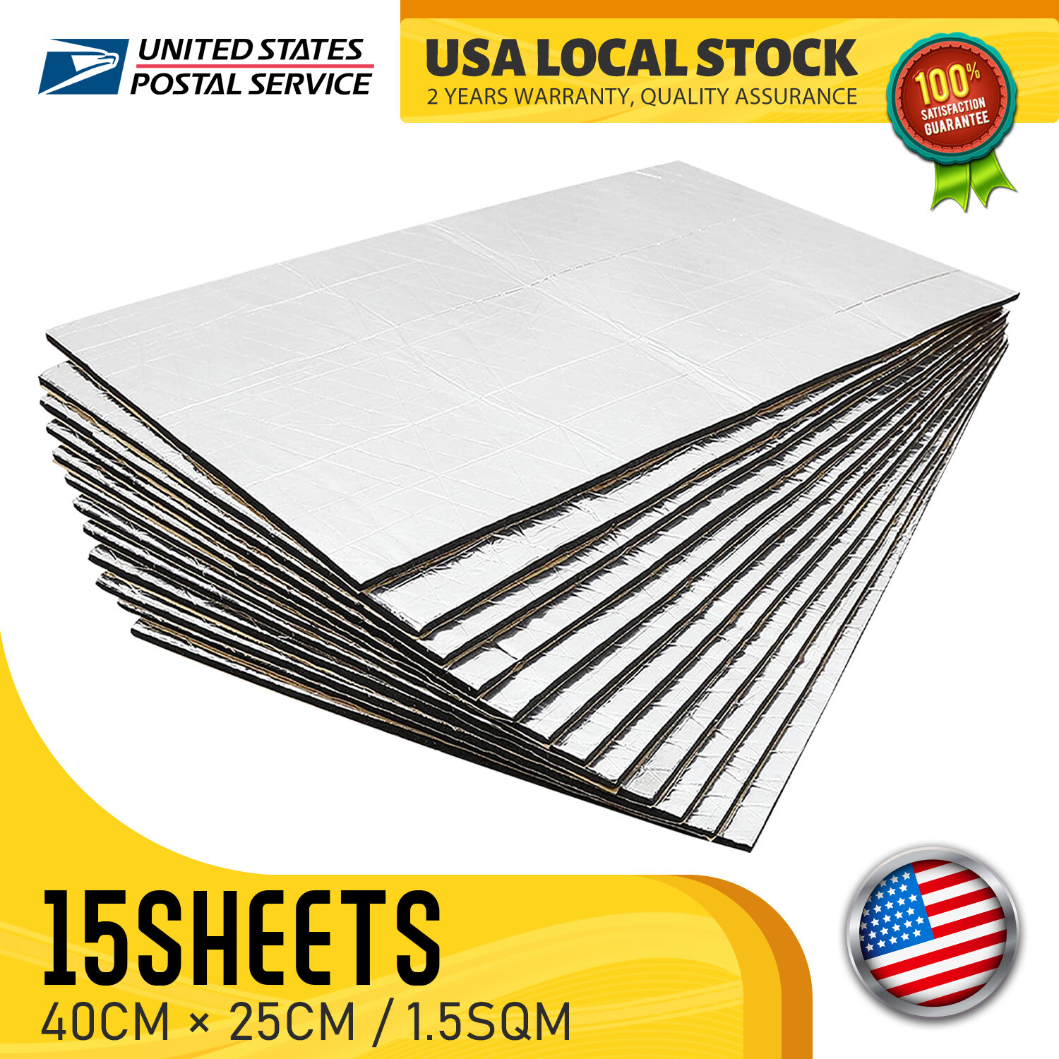 Auto Noise Reduction Solution 16 Sqft Sound Deadening Mat Perfect for 16