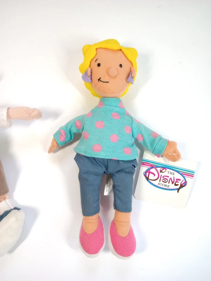 Peluche bolsa de frijoles The Disney Store - Figuras de Doug y Patti - Nuevo con etiquetas Foto 3 de 4