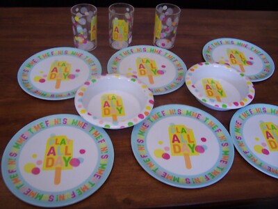SMART LIVING ''PLAY ALL DAY'' BIRTHDAY OR PICNIC SET MADE OF Melamine