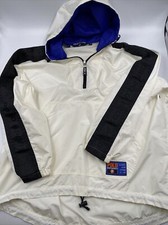 Vintage Polo Sport Ralph Lauren 1/4 Zip Pullover Hooded Mens Large Jacket