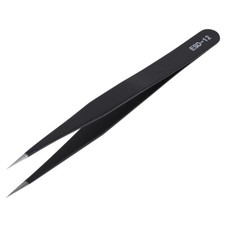 HOT-ESD 12 Safe Anti-static Stainless Steel Tweezers Maintenance Repairing Set