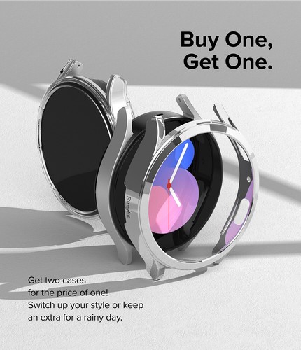 Coque Samsung Galaxy Watch 5 40/44 mm et 5 Pro 45 mm Ringke [mince] protection PC - Photo 35 sur 172