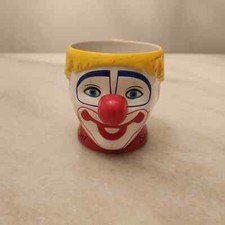 Vintage Ringling Brothers And Barnum Bailey Red/Yellow Circus Clown Mug Souvenir