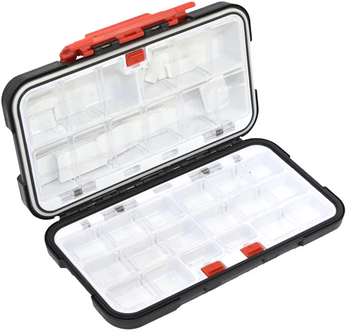 1x Fishing Lure Bait Tackle 2 Layer Storage Box Case Waterproof Compartments NEW - Picture 18 of 150