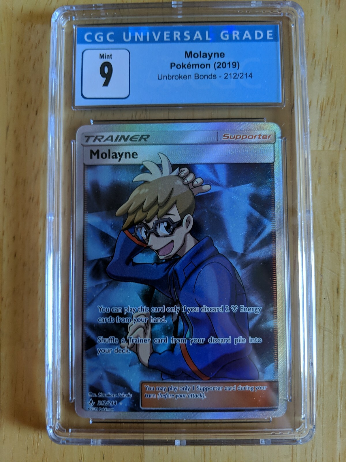 Molayne 212/214 Unbroken Bonds 2019 Pokemon CGC 9 Mint