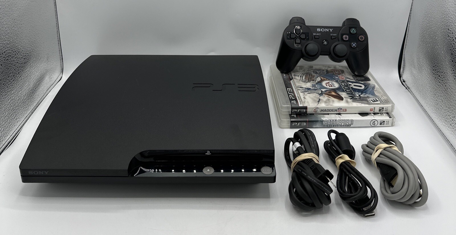 Sony PlayStation 3 PS3 Slim Console CECH2001A 120GB Complete TESTED