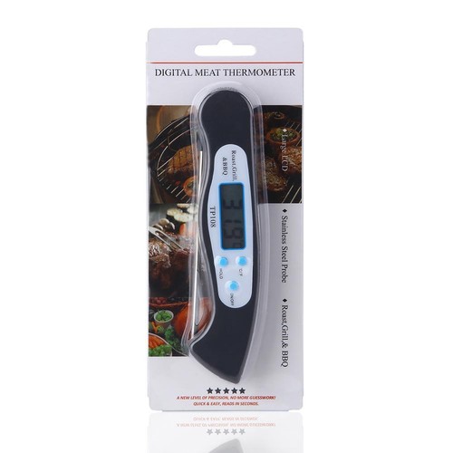 Klappbare Digital Ofen Labor Thermometer BBQ Fleisch flüssiges Wasser Öl Essensp - Bild 9 von 9