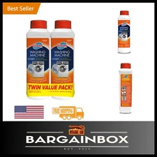 Odor-Removing Washing Machine Cleaner, 12oz Bottle, 2-Pack for Fresh Laundry