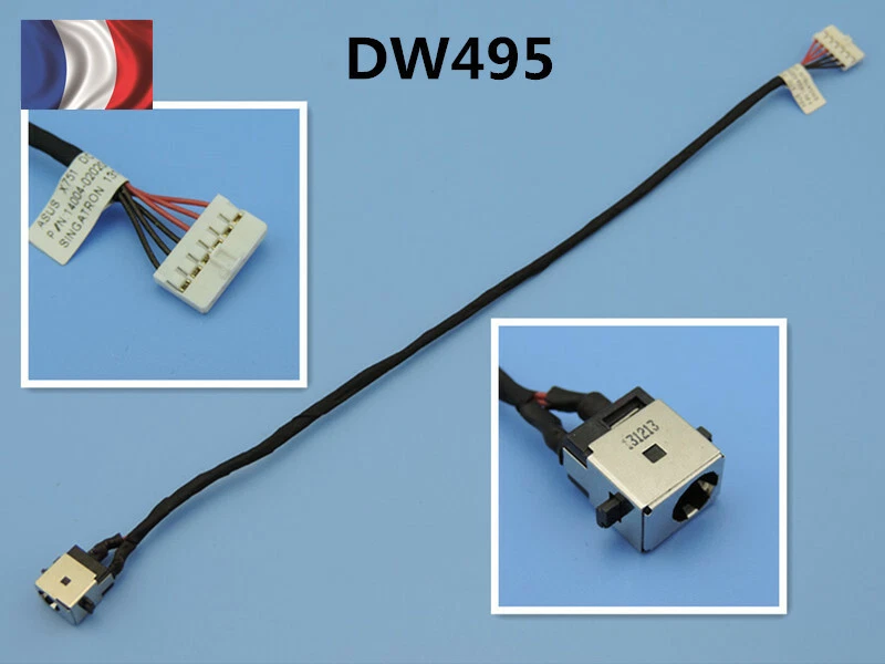 CYTHONWORKS 24cm DC Jack Câble d'alimentation pour Asus X550C X550CA X550L charger wire pour