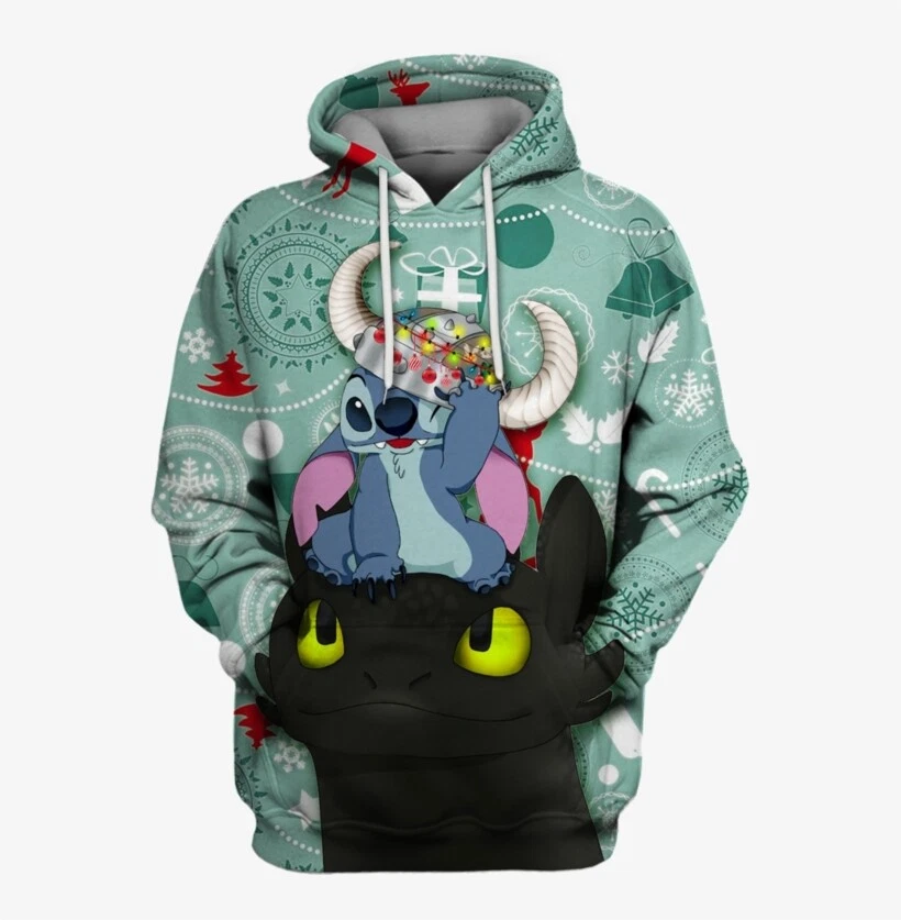 Toothless and shop stitch hoodie