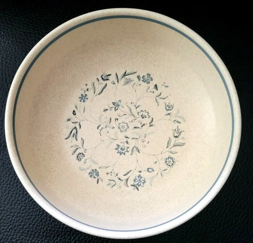 SET OF 2 LENOX TEMPERWARE BLUE BREEZE CEREAL BOWLS 6 1/8"