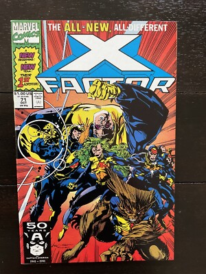 X-FACTOR #71. MARVEL COPPER AGE. X-Men. Key. New Team. Free Shipping