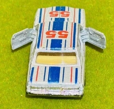 Yatming Toyota Crown (4th Gen) No. 1055 4-Door #55 Silver 1:64 Scale Vintage