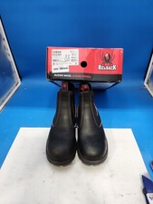 Redback Men Easy Escape Elastic Sided Steel Toe Boot USBOK USED Tag Size 9.5