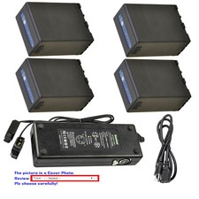 Kastar Battery Dual D-Type Fast Charger for Sony BP-U65 BC-U1 U2  Sony HD422