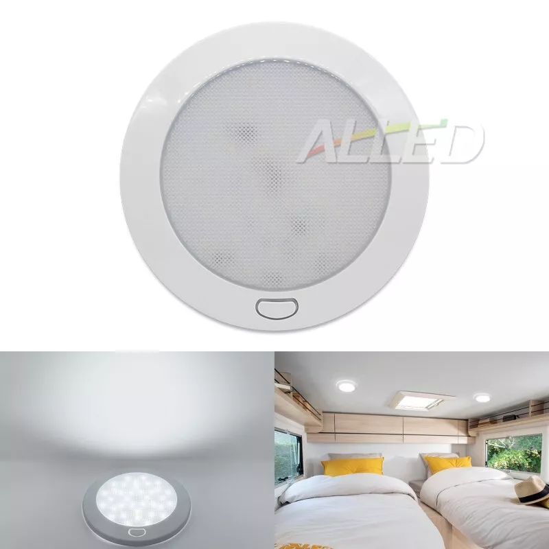 Dimmable LED Ceiling Lights 12v Interior Roof Down Dome Lamp for RV Caravan Boat