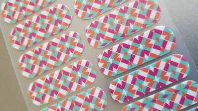 Jamberry nail wraps full sheet never sold retired March 2015 Host Exclusive