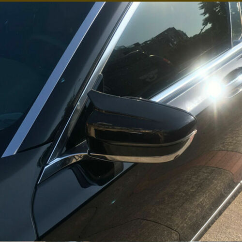 Gloss Black Side Mirror Cover Caps For BMW G20 G21 G22 G30 G31 G11 G14 G15 2PCS - Picture 4 of 18