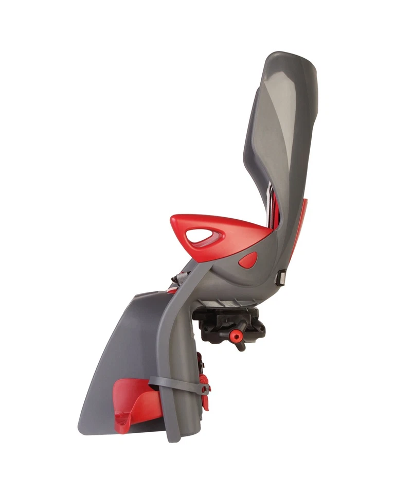Seggiolino bici posteriore Bellelli Summer Dark Grey attacco portapacchi - Immagine 3 di 4