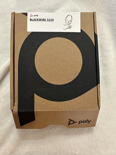 Poly Blackwire 5220 USB-A Headset Wired, Dual Ear (Stereo) Computer Headset - Picture 5 of 6