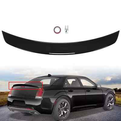 Trunk Rear Spoiler Chrysler 300 300S 2011-2023 Black Style Trunk Rear Spoiler