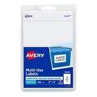 Avery Removable Multi-Use Labels 2 x 4 White 100/Pack 05444