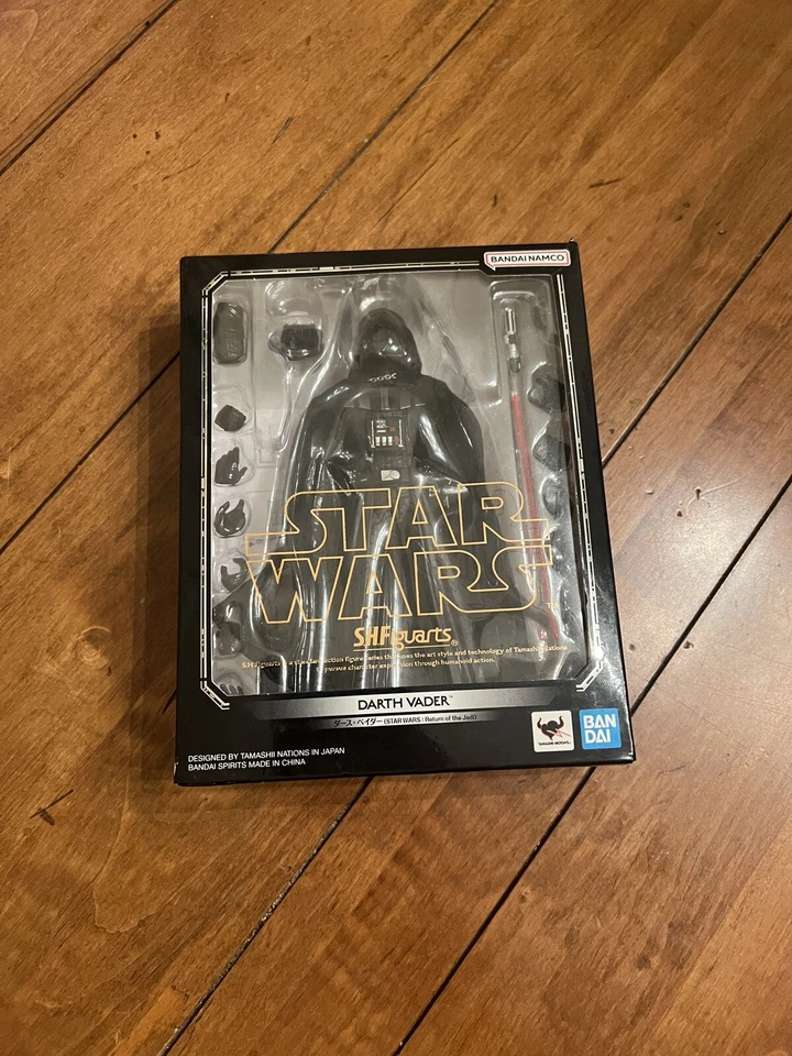Bandai S.H.Figuarts Darth Vader Star Wars Return of The Jedi Action Figure HTF - Image 3 of 4