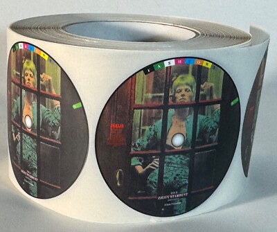 David Bowie 'Ziggy Stardust' Record Label Stickers