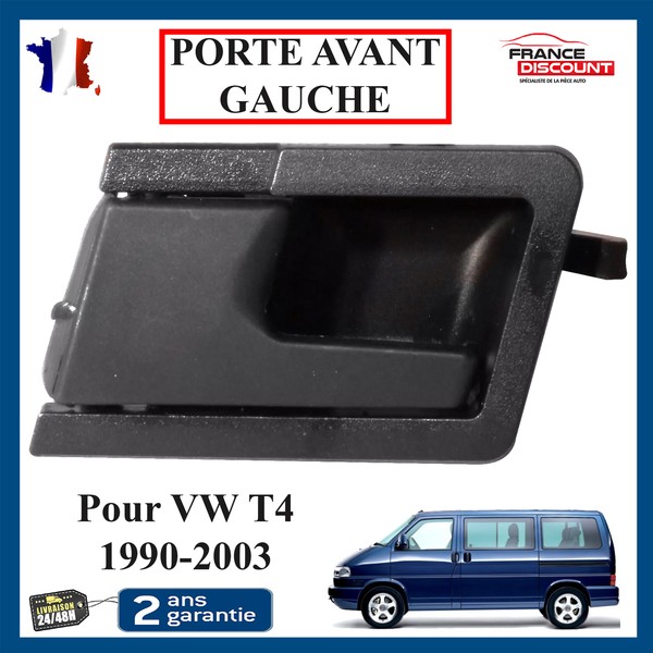 Griff Schwarz Innen Vorne Links FüR Transporter Caravelle Multivan T4 IV-image