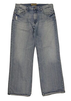 Buckle BKE Marshall Jeans Men’s Size 35x32 Distressed Baggy 90s Wide Leg  Cuffed
