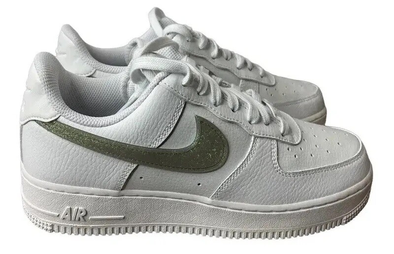 Nike Air Force 1 07 Essential Summit White Dusty Sage Women's 7.5 / Men's 6  | eBay