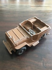 Nice NELLYBELLE Jeep Brown Diecast Metal 1950s Roy Rogers Toy