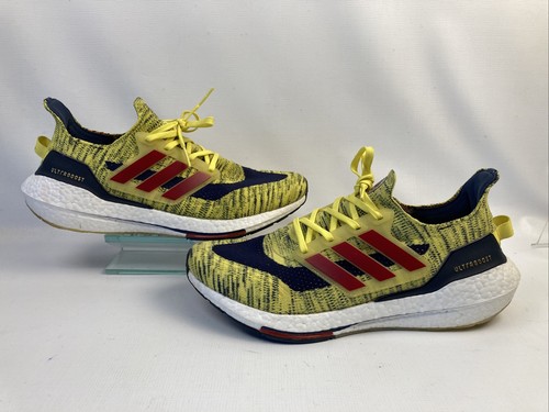Adidas UltraBoost 21 Columbia National Soccer Team Yellow Navy Men's Size 12 - Picture 5 of 15