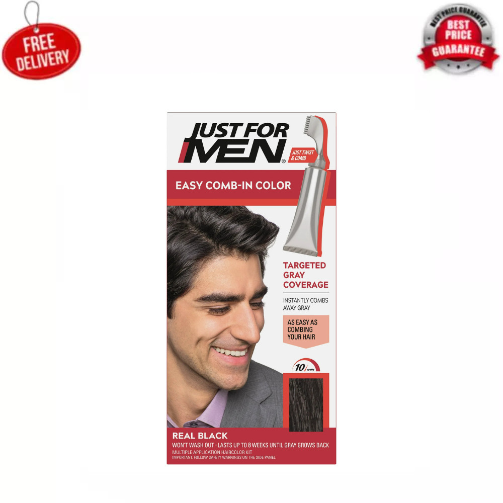 For Men With Applicator, A-55, Real Black