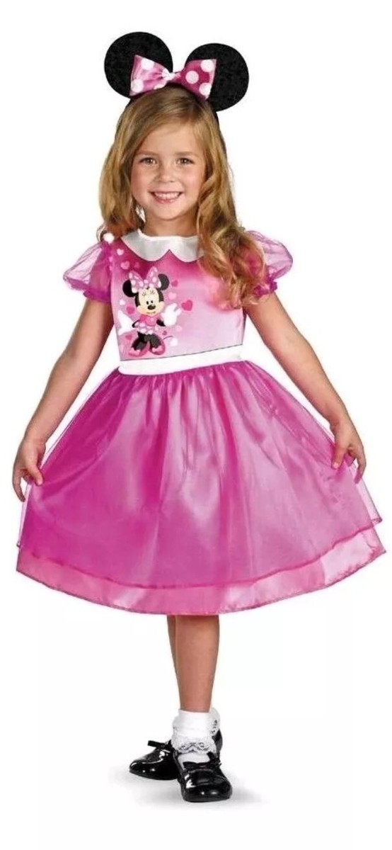 Disguise Disney Minnie Mouse Toddler Girl's 2-PC Dress Headband Costume:  2T-4T