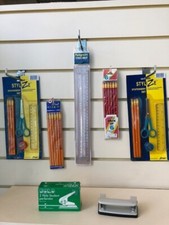 STATIONERY,PENCILS, RULER, SCISSORS, HOLE PERFORATOR ,BACK TO SCHOOL OFFICE WORK