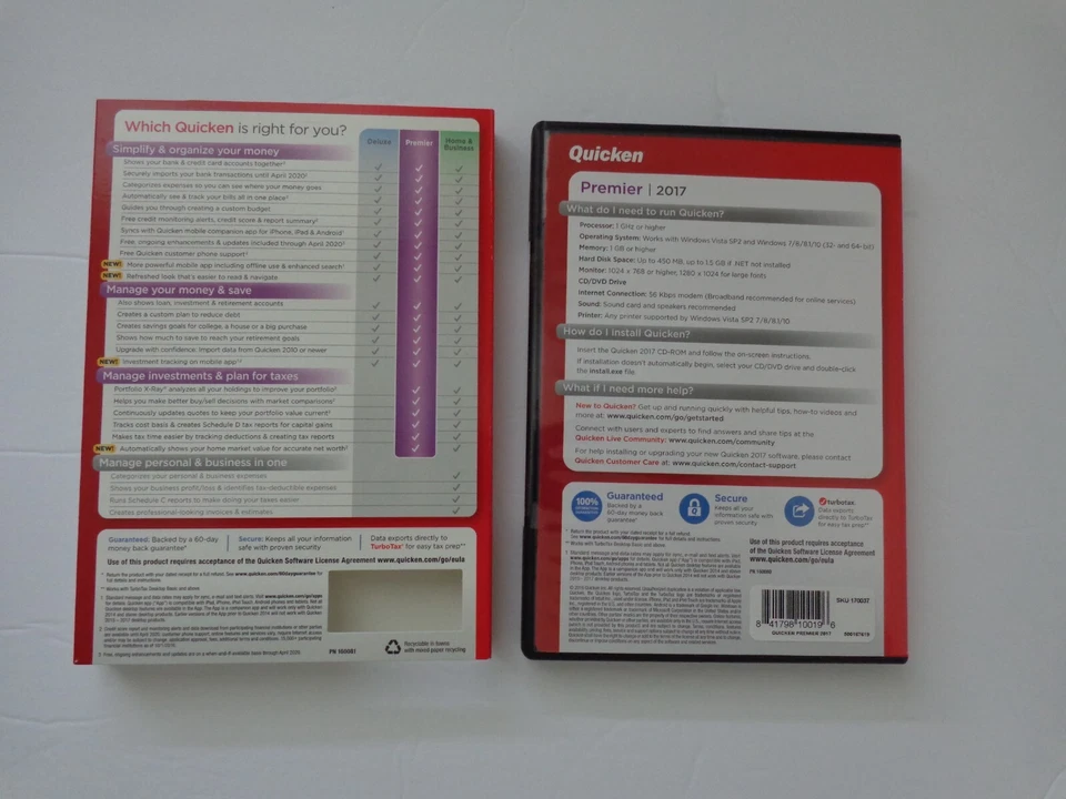 Quicken 2017 Premier Edition For Windows Vista SP2, Windows 10, 7, 8, 8.1 - Image 4 of 4