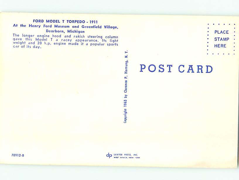 Chrome ANTIQUE FORD CAR AT MUSEUM Dearborn Near Detroit Michigan MI