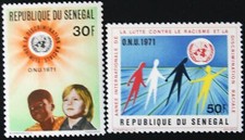 Senegal 1971 450-51 Intl. Year Against Racial Discrimination Various Races**