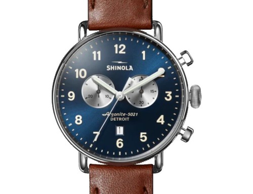 SHINOLA / クォーツ腕時計/アナログ/レザー/GLD/CML/S01209230 SHINOLA Quartz Wristwatch Analog Leather Gold CML S01209230 Case L