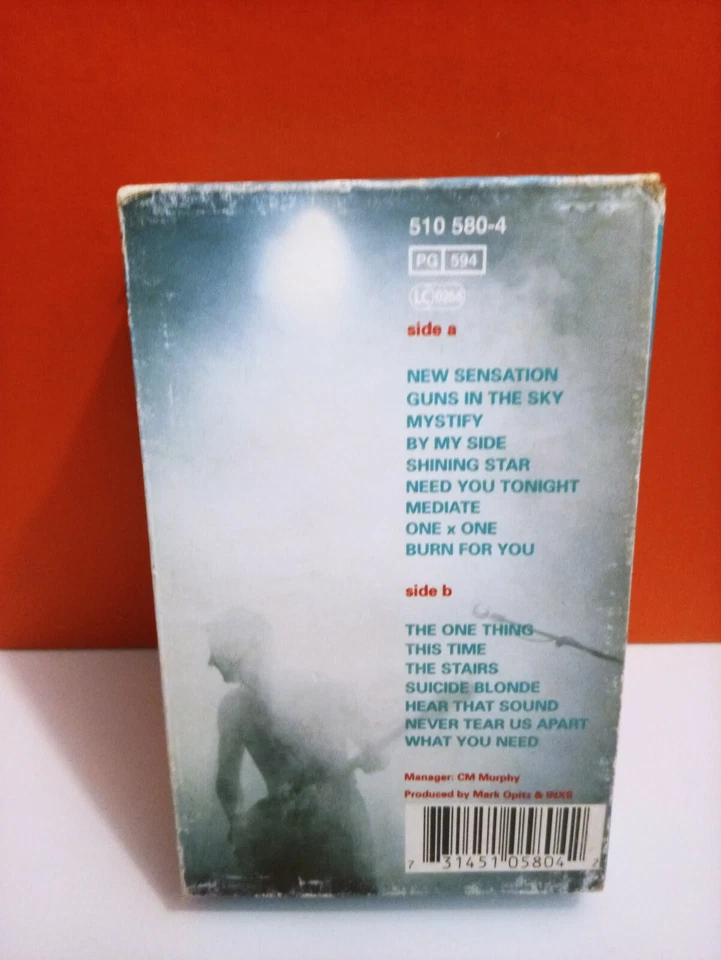 CASSETTA LONG TAPE INXS LIVE BABY LIVE VINTAGE - Immagine 2 di 3